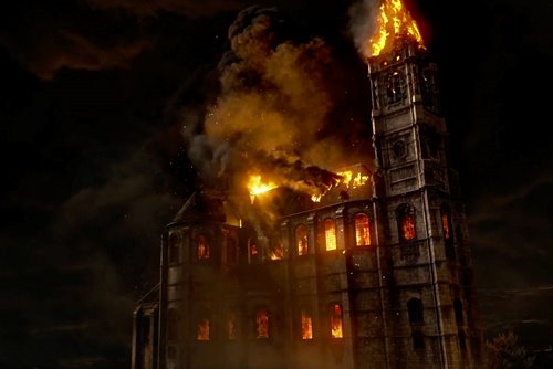 Cơn hỏa hoạn đã phá hủy tu viện Grimbergen