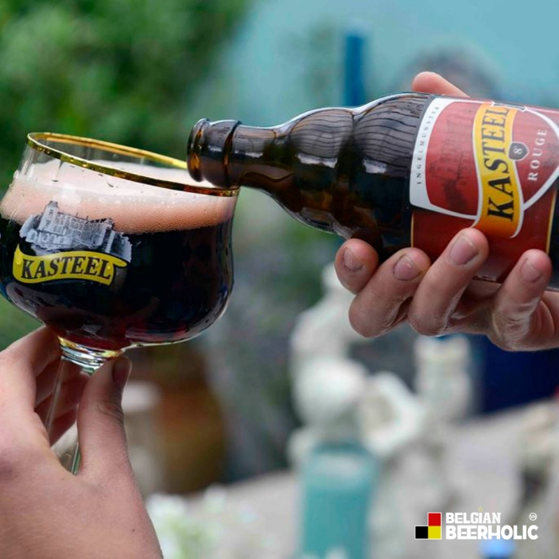 Bia đỏ thủ công nhập khẩu của Bỉ Kasteel Rouge 8% ABV