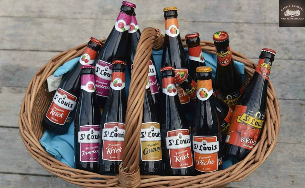 Bia chua Geuze và các loại bia trái cây Bỉ được ủ trên nền bia Lambic của Bỉ: St. Louis Premium Kriek 3,2%, St. Louis Peche 2,6%