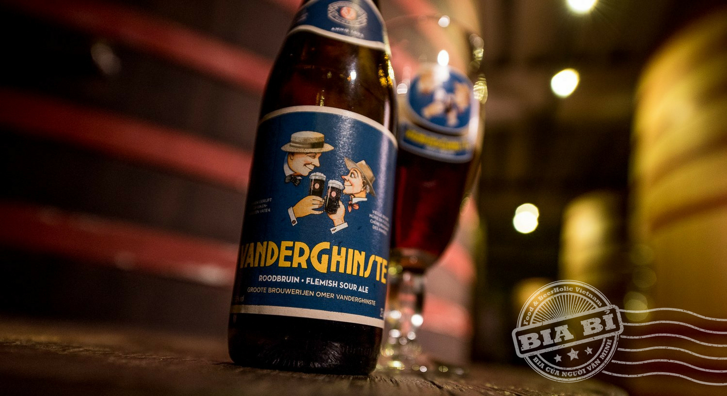 Bia chua Bỉ Vanderghinste Roodbruin 5,5% - Dòng bia được ủ trong thùng gỗ sồi ít nhất 18 tháng để hình thành một mẻ bia...